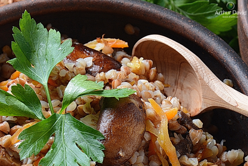 Buckwheat with Mushrooms