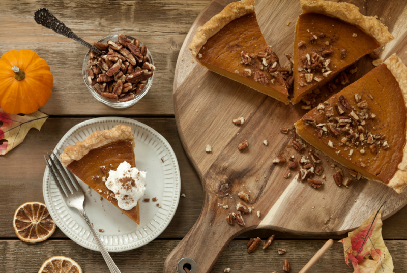 Pumpkin & Pecan Pie