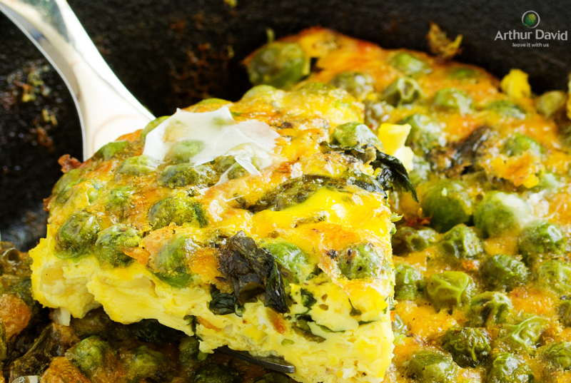 New Potato & Pea Frittata