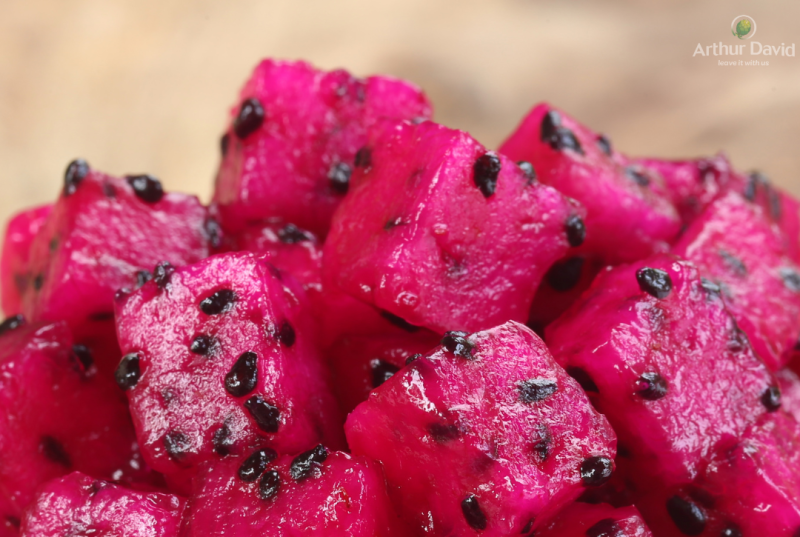 Thai Dragon Fruit & Lychee Salad