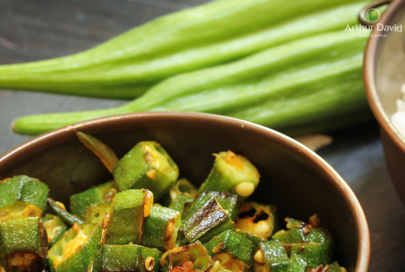 Roasted Spicy Okra
